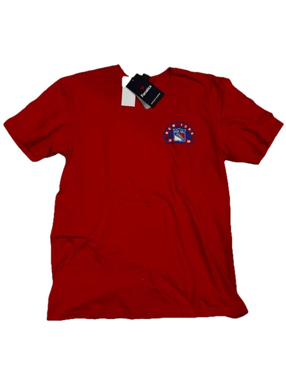 New York Rangers T-Shirt Red Fanatics NHL Licensed Mens Small - Picture 2 of 6